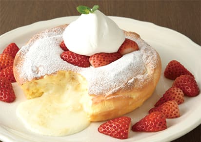 絶品ふわとろチーズパンケーキ(ストロベリー)