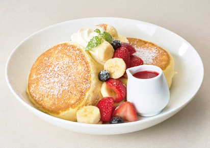 ふわふわミックスフルーツパンケーキ