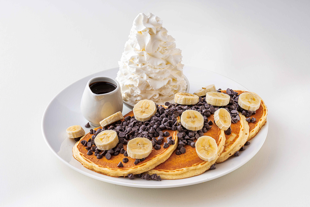 チョコバナナパンケーキ