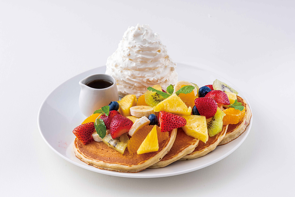 ミックスフルーツ パンケーキ